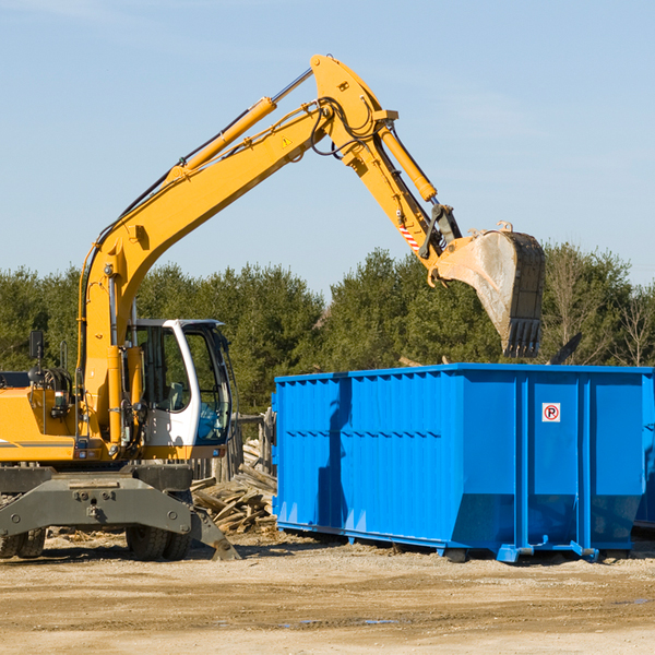 can i choose the location where the residential dumpster will be placed in Will Illinois